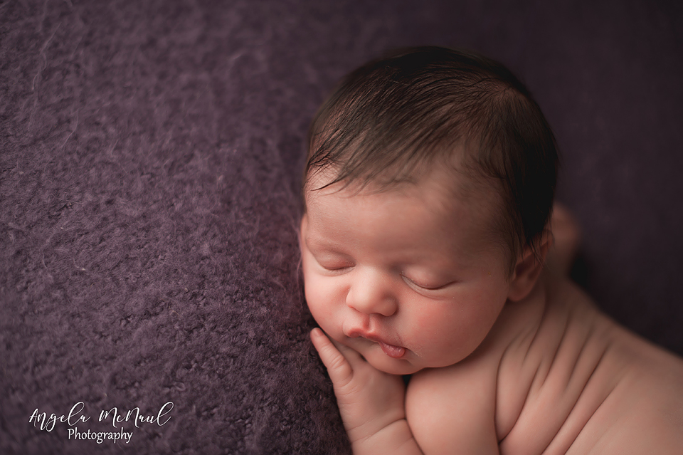 Charlottesville Newborn Photographer Photographing Baby “A”