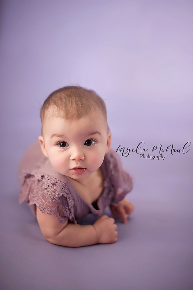 Charlottesville Baby and Milestone Photographer Photographing Baby Mariana