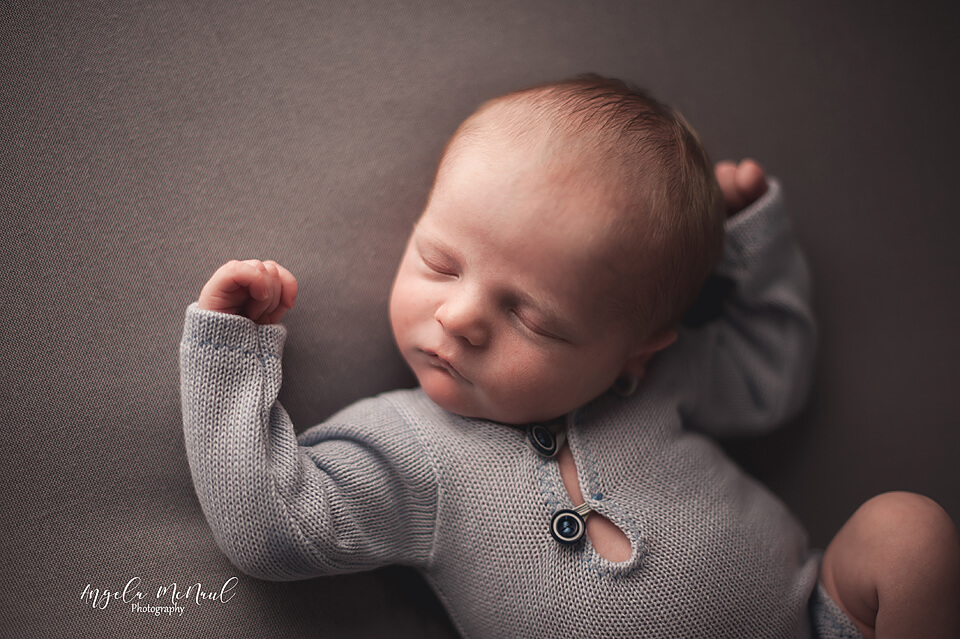 Charlottesville Newborn Photographer Photographing Connor