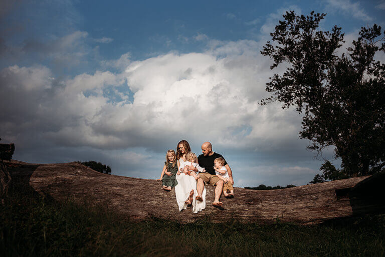 Charlottesville Family Photographer Photographing the Hansen Family