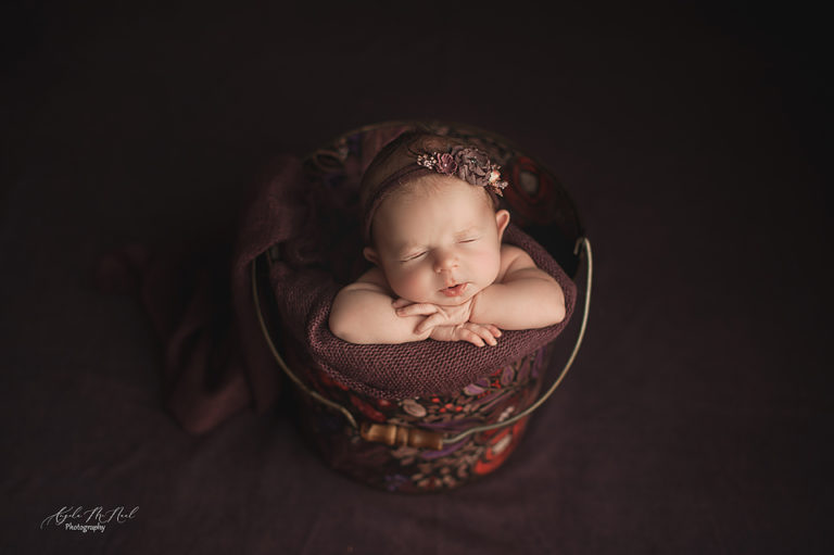Charlottesville Newborn Photographer Photographing Benard Baby Girl